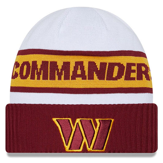 NFL Knit Hat 2023 Tech Knit Commanders (Burgundy)