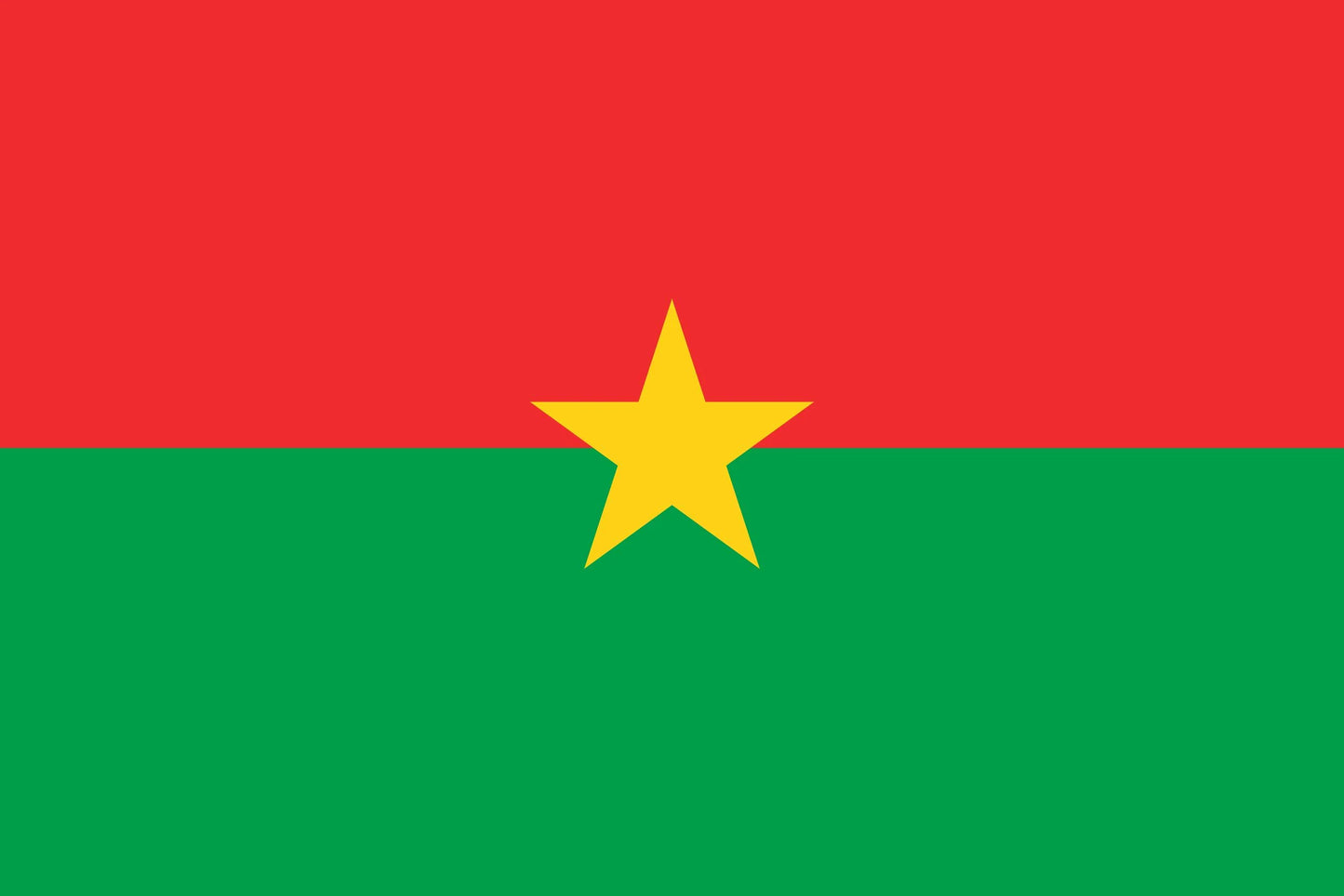 Country Flag 3x5 Burkina Faso