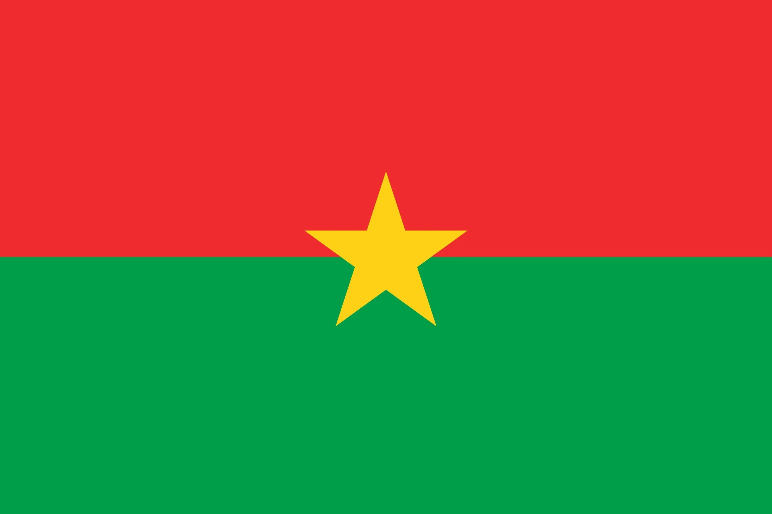 Country Flag 3x5 Burkina Faso