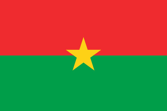 Country Flag 3x5 Burkina Faso