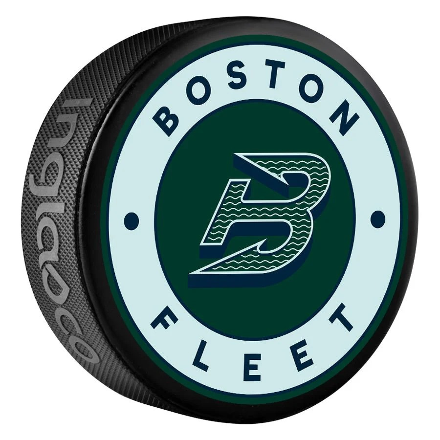 PWHL Official Souvenir Puck Boston Fleet