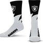 NFL Socks Black Wave Large Raiders