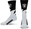 NFL Socks Black Wave Large Raiders