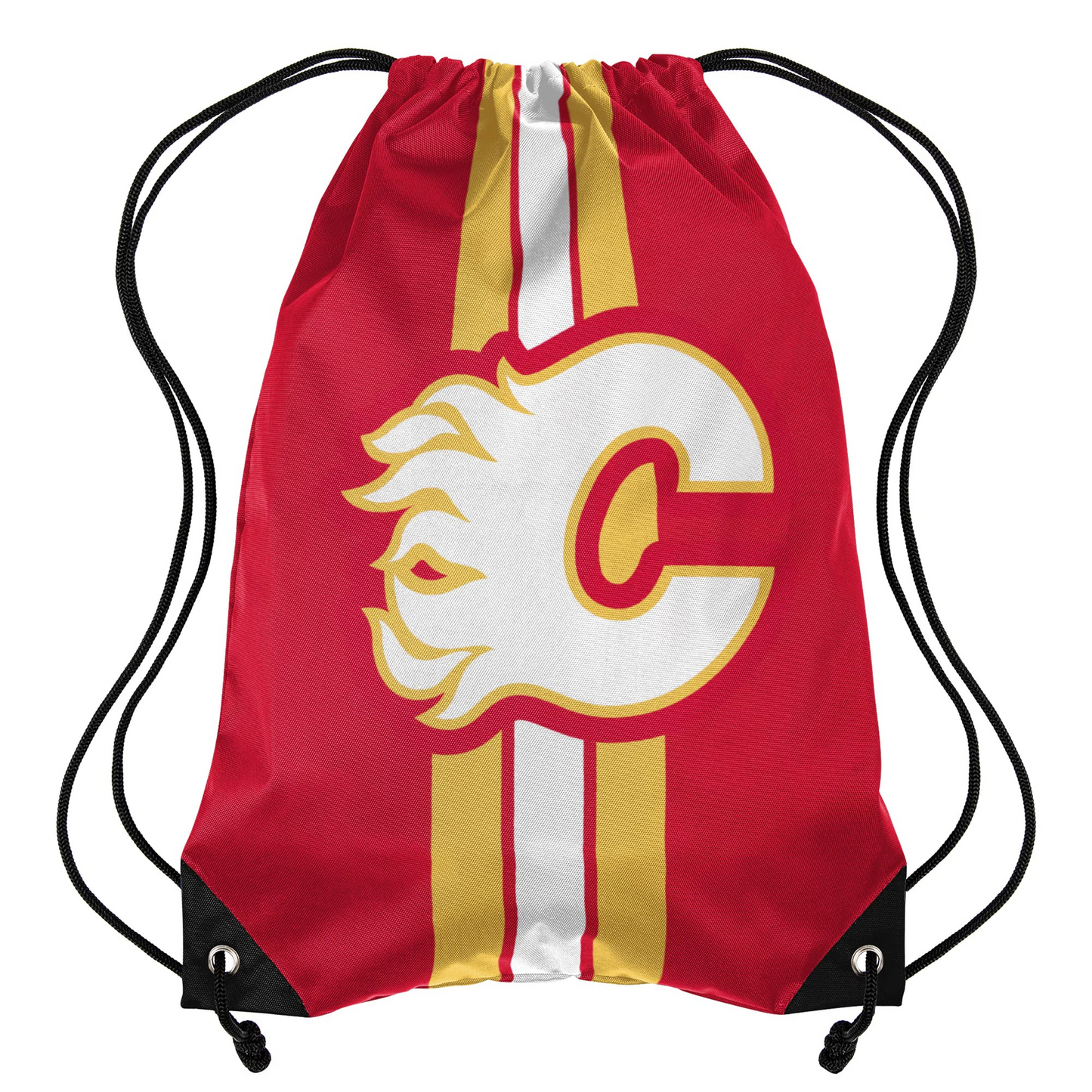 NHL Drawstring Bag Stripe Flames