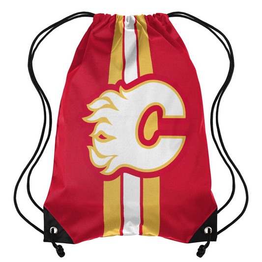 NHL Drawstring Bag Stripe Flames
