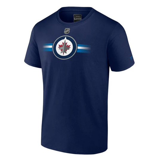 NHL T-Shirt Authentic Pro Stripe Jets