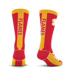 NHL Socks MVP Flames Large 10-13