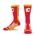 NHL Socks MVP Flames Large 10-13