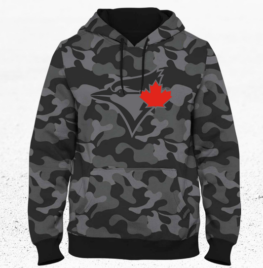 MLB Hoodie Camouflage Blue Jays