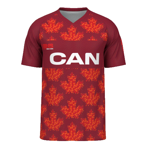 FIFA World Cup 2026 Kids/Youth Sublimated Jersey Team Canada