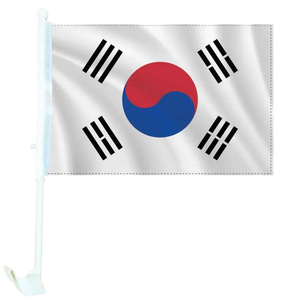 Country Car Flag South Korea
