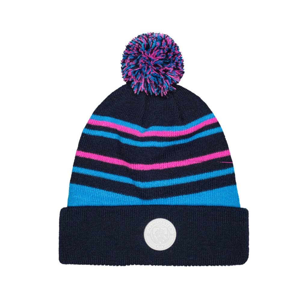 EPL Knit Hat Casuals Pom Beanie Manchester City FC