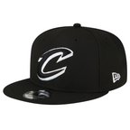 NBA Hat 950 Basic Snapback Black and White Cavaliers