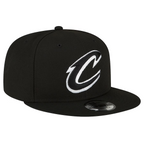NBA Hat 950 Basic Snapback Black and White Cavaliers