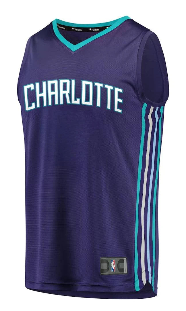 NBA Youth Replica Player Jersey Fastbreak Kemba Walker Hornets (Purple)