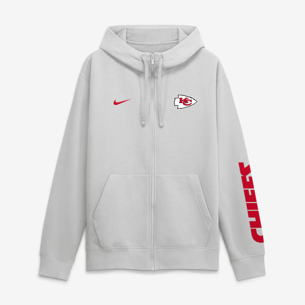 NFL Hoodie Full Zip Cool Down Chiefs