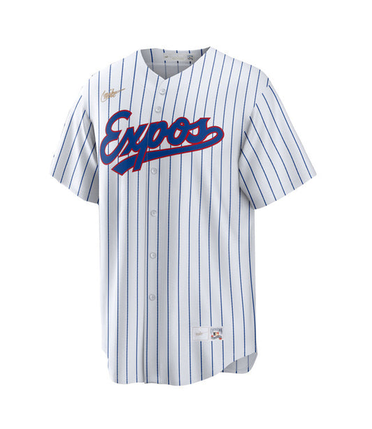 MLB Replica Cooperstown Jersey Blank White Expos
