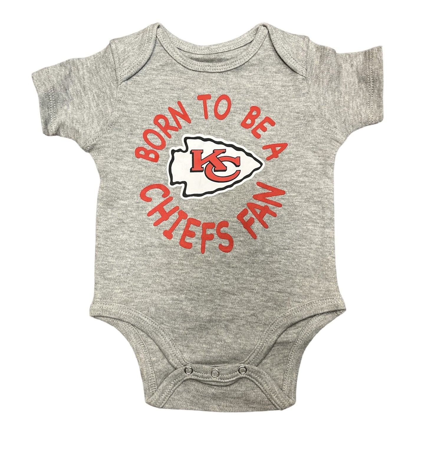 NFL 3pc Onesie Set Born to Be Creeper Chiefs