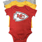 NFL 3pc Onesie Set Born to Be Creeper Chiefs