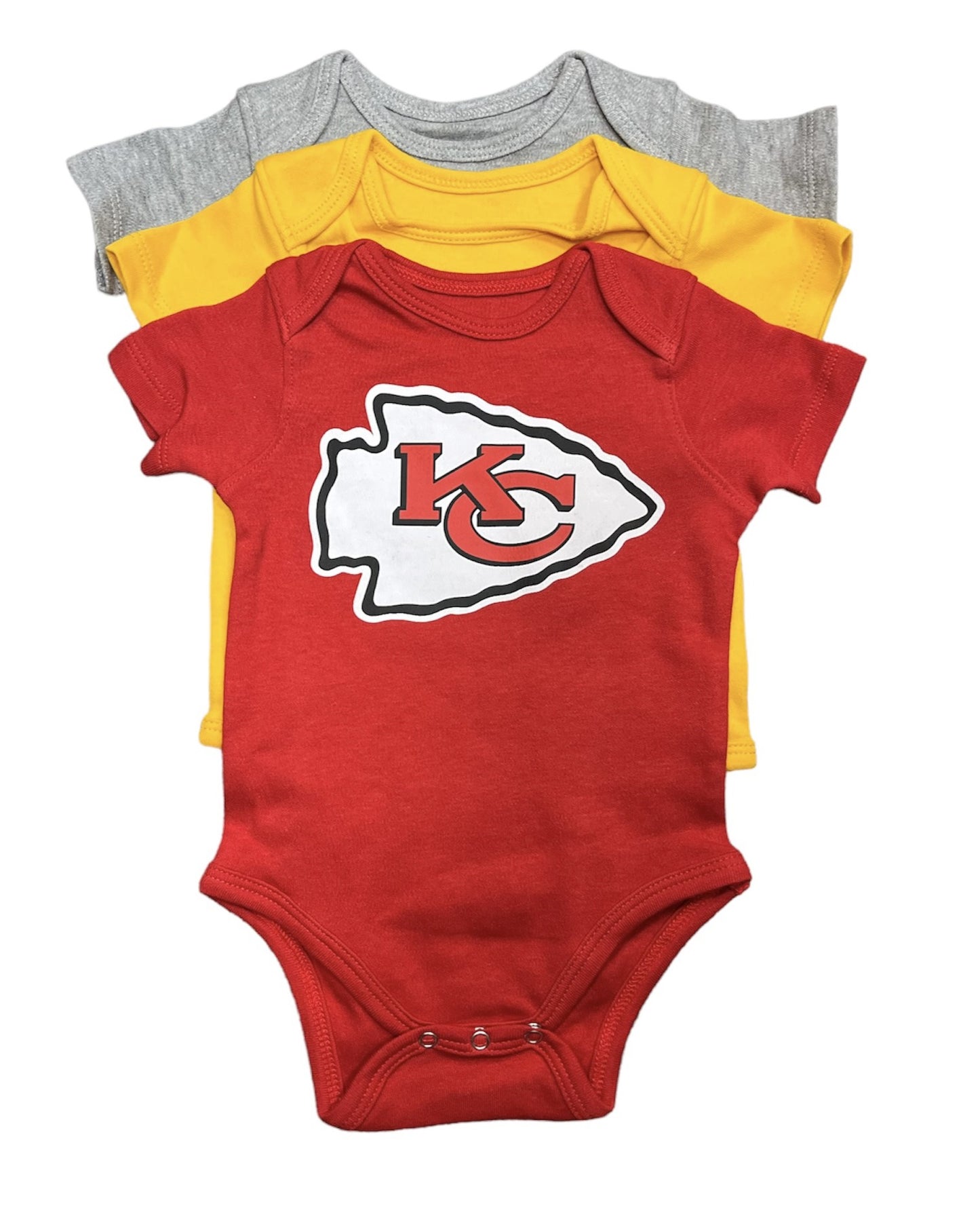 NFL 3pc Onesie Set Born to Be Creeper Chiefs