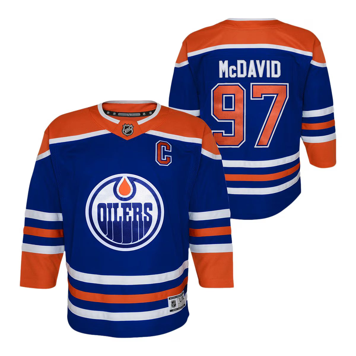 NHL Kids Player Replica Jersey Home Connor McDavid Oilers