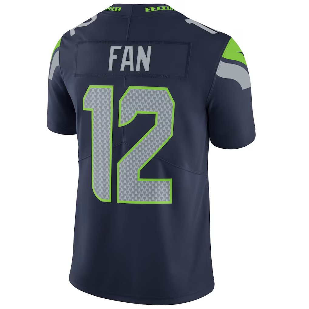 NFL Player Vapor Untouchable Limited Jersey Home 12s Fan Seahawks