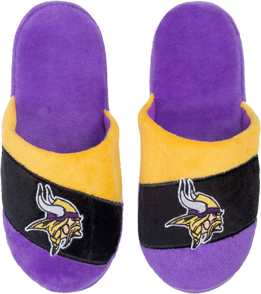 NFL Slippers Colorblock Vikings