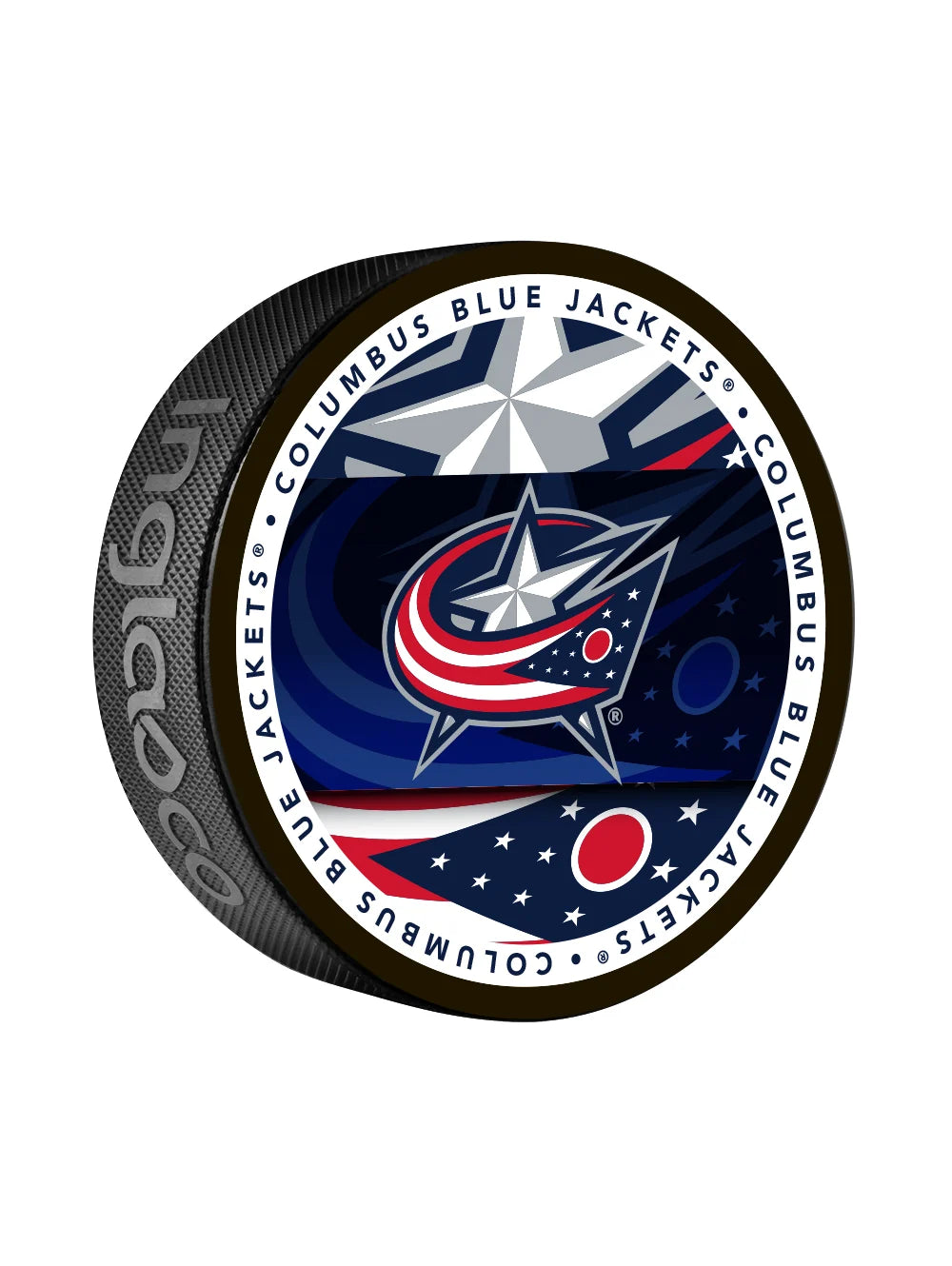 NHL Puck Souvenir Collector Medallion Blue Jackets