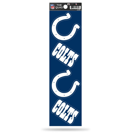NFL 4Pc Sticker Sheet Colts
