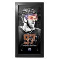 NHL 6" x 12" Frame Neon Visor Connor McDavid Oilers