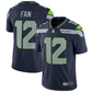 NFL Player Vapor Untouchable Limited Jersey Home 12s Fan Seahawks