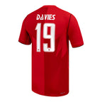 Canadian Soccer Association FIFA World Cup 2026 Red Stadium Replica Jersey Alphonso Davies Team Canada