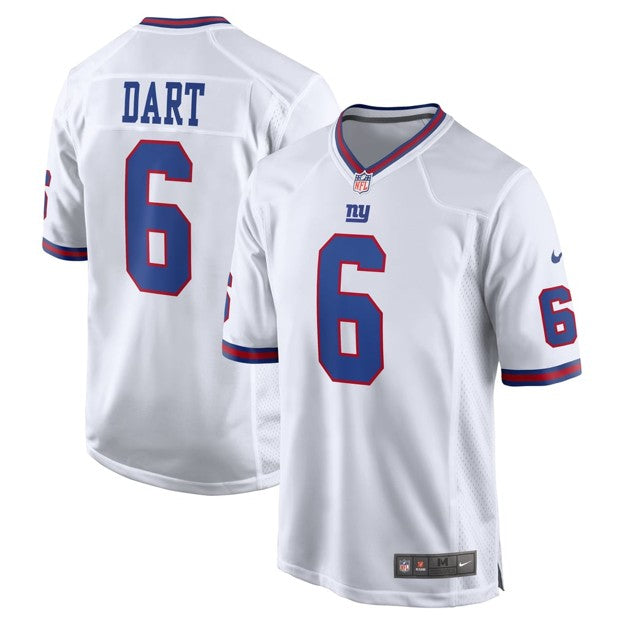 NFL Player Game Jersey Alt White Jaxson Dart Giants
