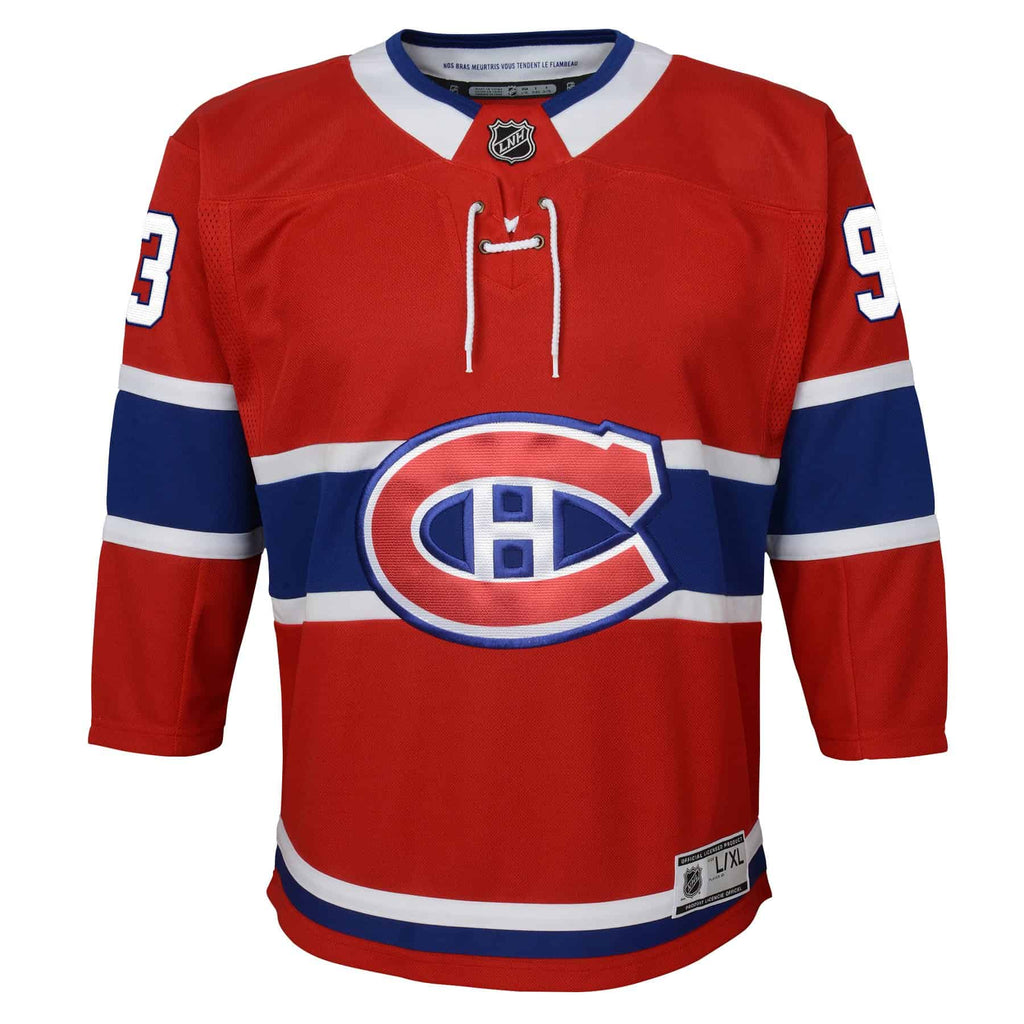 NHL Youth Player Premier Jersey Home Ivan Demidov Canadiens