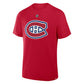 NHL Player T-Shirt Authentic Stack Ivan Demidov Canadiens (Red)