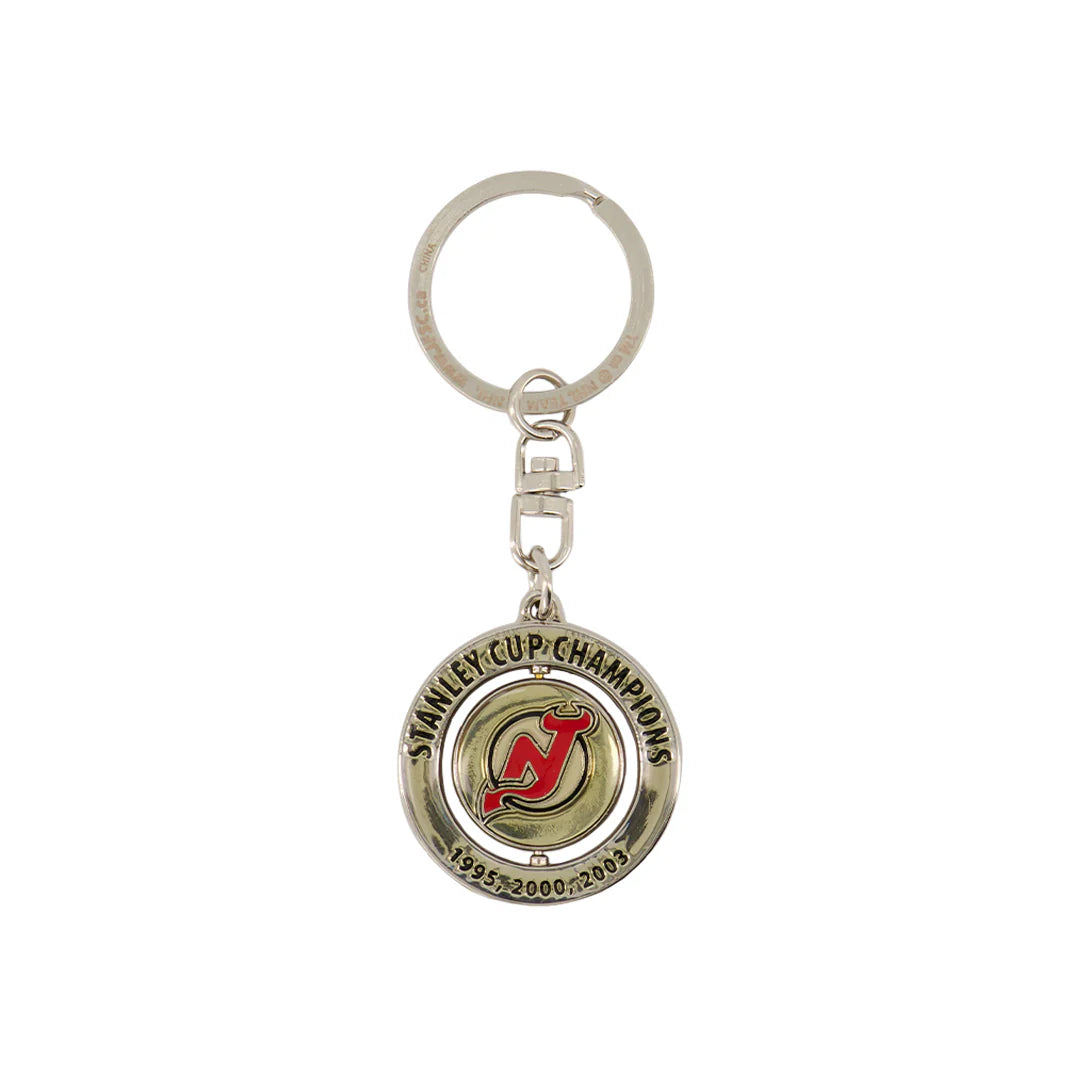 NHL Keychain Spinner Stanley Cup Champs Devils