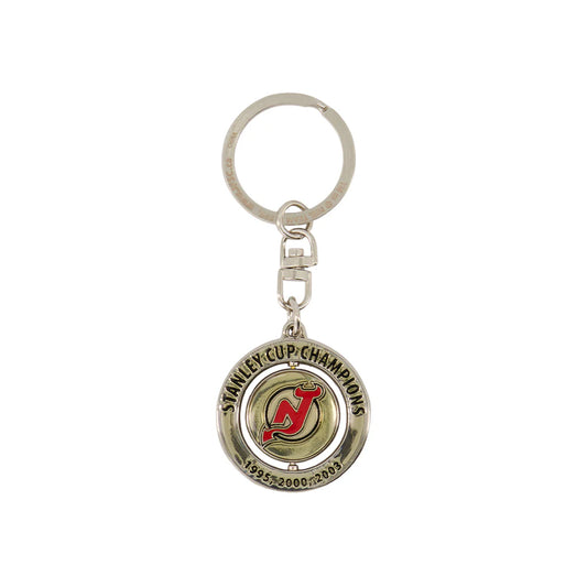 NHL Keychain Spinner Stanley Cup Champs Devils