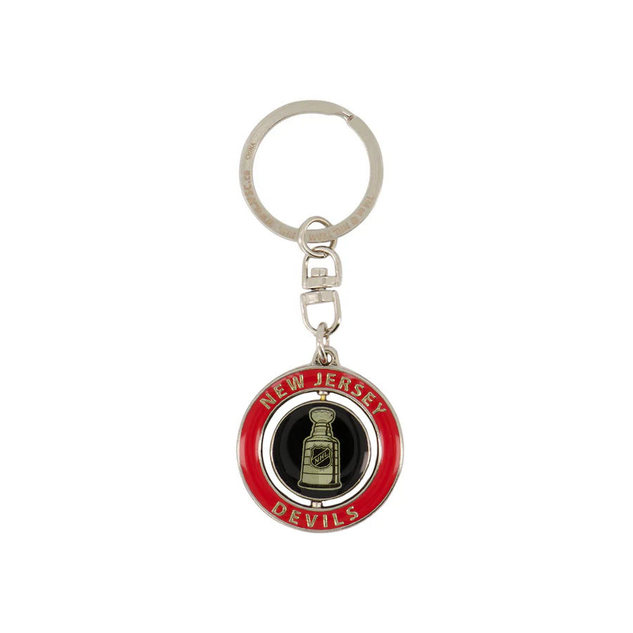 NHL Keychain Spinner Stanley Cup Champs Devils