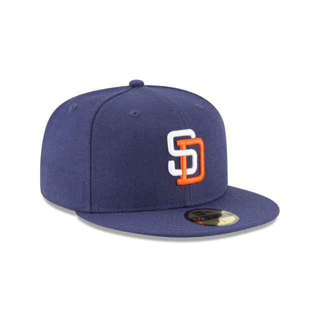 MLB Hat 5950 1991 Cooperstown Wool Padres (Navy Blue)