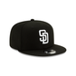 MLB Hat 950 Basic Snapback Black and White Padres