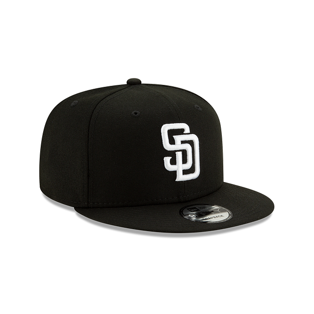 MLB Hat 950 Basic Snapback Black and White Padres