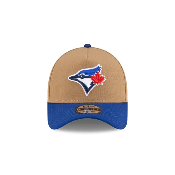 MLB Hat 940 A-Frame Snapback Khaki Blue Jays