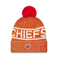 NFL Knit Hat Sideline 2025 Gray Color Wave Chiefs