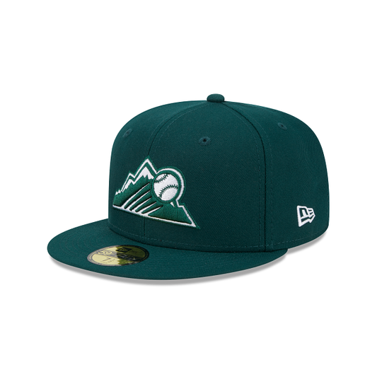 MLB Hat 5950 Basic Dark Green Alt Rockies