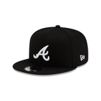 MLB Hat 950 Basic Snapback Black and White Braves