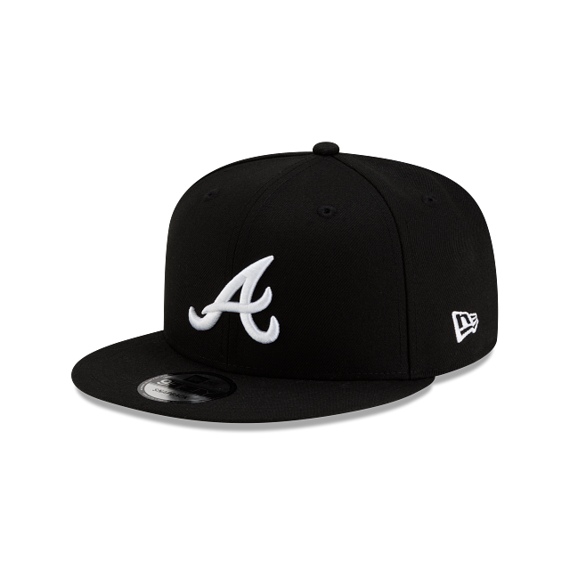 MLB Hat 950 Basic Snapback Black and White Braves