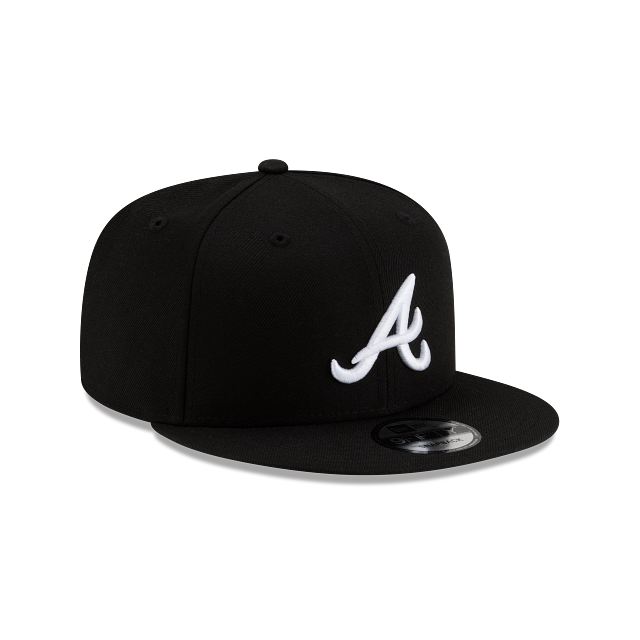 MLB Hat 950 Basic Snapback Black and White Braves