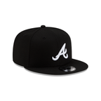 MLB Hat 950 Basic Snapback Black and White Braves