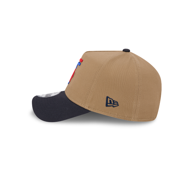 MLB Hat 940 A-Frame Snapback Khaki City Connect 2024 Blue Jays