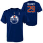 NHL Youth Player T-Shirt Leon Draisaitl Oilers (Blue)